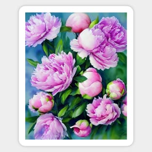 Peony For Your Thoughts Sticker